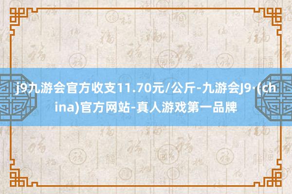 j9九游会官方收支11.70元/公斤-九游会J9·(china)官方网站-真人游戏第一品牌