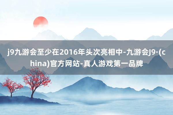 j9九游会至少在2016年头次亮相中-九游会J9·(china)官方网站-真人游戏第一品牌