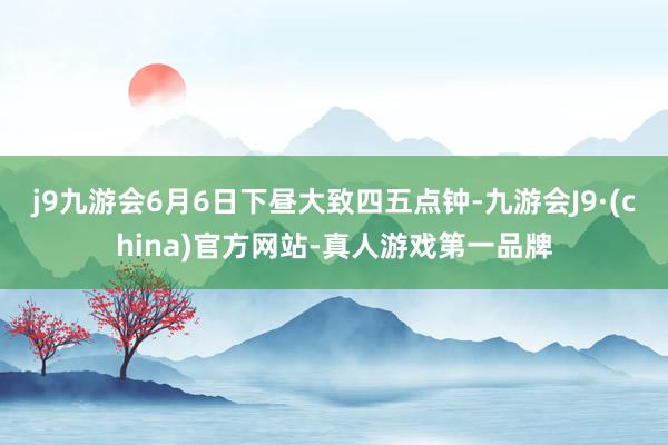 j9九游会6月6日下昼大致四五点钟-九游会J9·(china)官方网站-真人游戏第一品牌