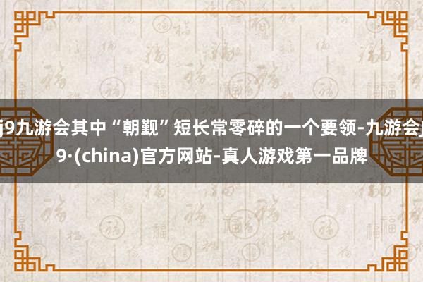 j9九游会其中“朝觐”短长常零碎的一个要领-九游会J9·(china)官方网站-真人游戏第一品牌